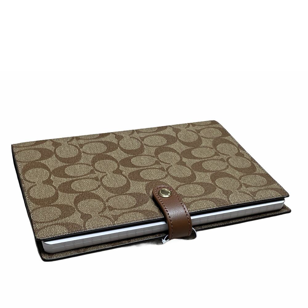 Coach Notebook in Signature Canvas  Lined Pages - Picture 3 of 7